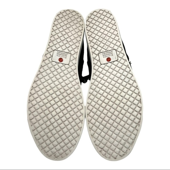 Blondo Georgette Waterproof Black Suede Hidden Wedge Booties Sneakers - Picture 8 of 12